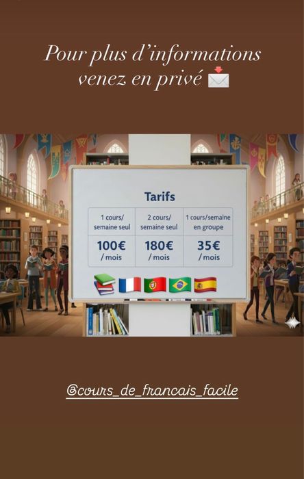 Aulas de frances para todos os niveis