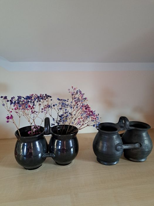 wazoniki dwojaczki ceramika kaszubska