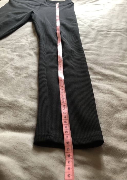 Лосіни на флісі в рубчик