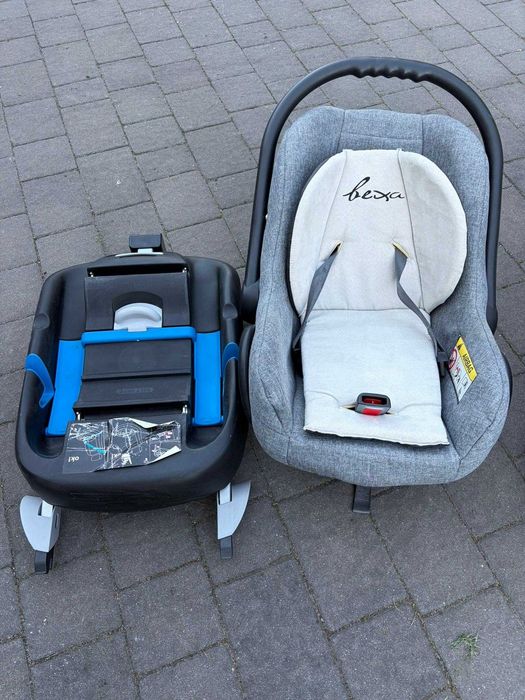 Wózek 3w1 + baza do samochodu z isofix