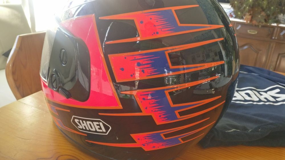 Capacete Shoei + luvas