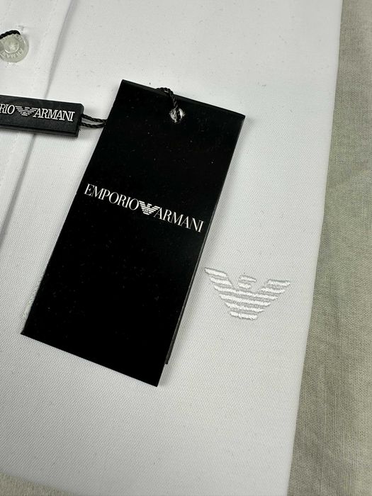 Koszula męska koszule biała slim armani jeans nowość