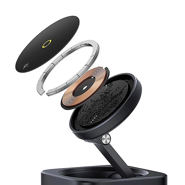 Hub USB-C 7w1 Baseus MagPro Series II z ładowarką kompatybilną z MagSa