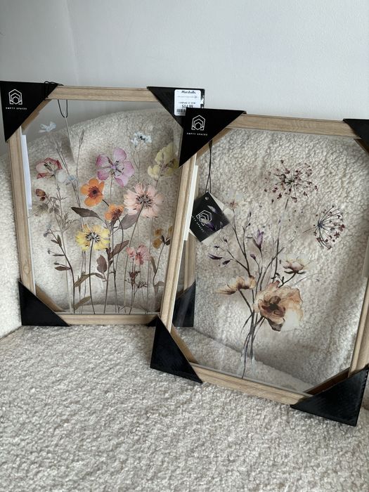 Стильні картини квітів на склі