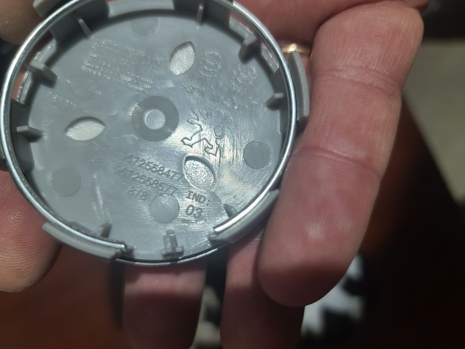 Ковпачки дисків оригінал  Peugeot 60mm