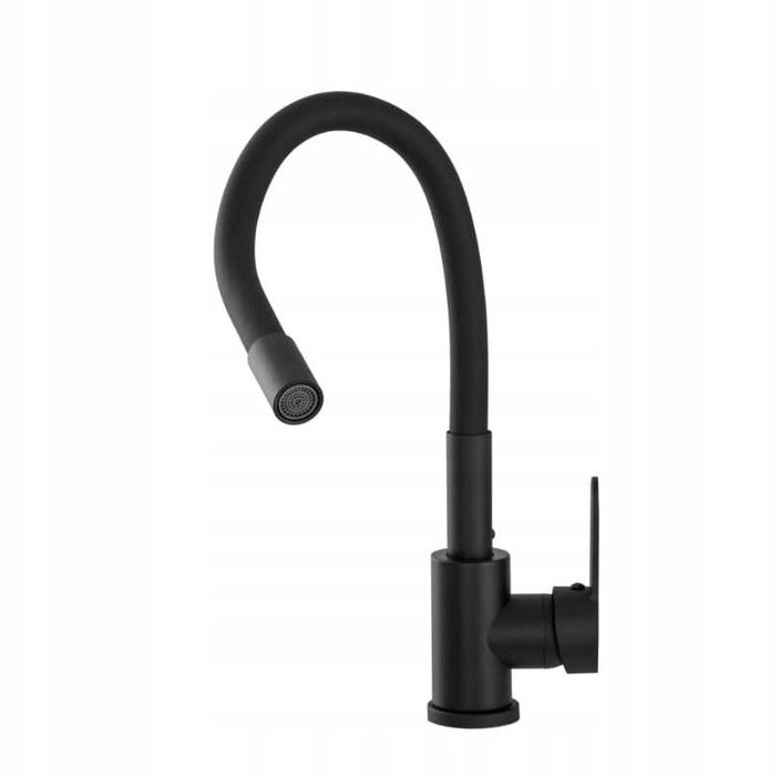 Nowa BATERIA KUCHENNA Czarna Elastyczna Kran Czarny Wylewka (-20%)