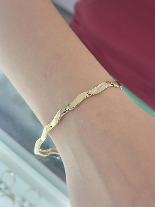 Złota bransoletka próba 585-14ct