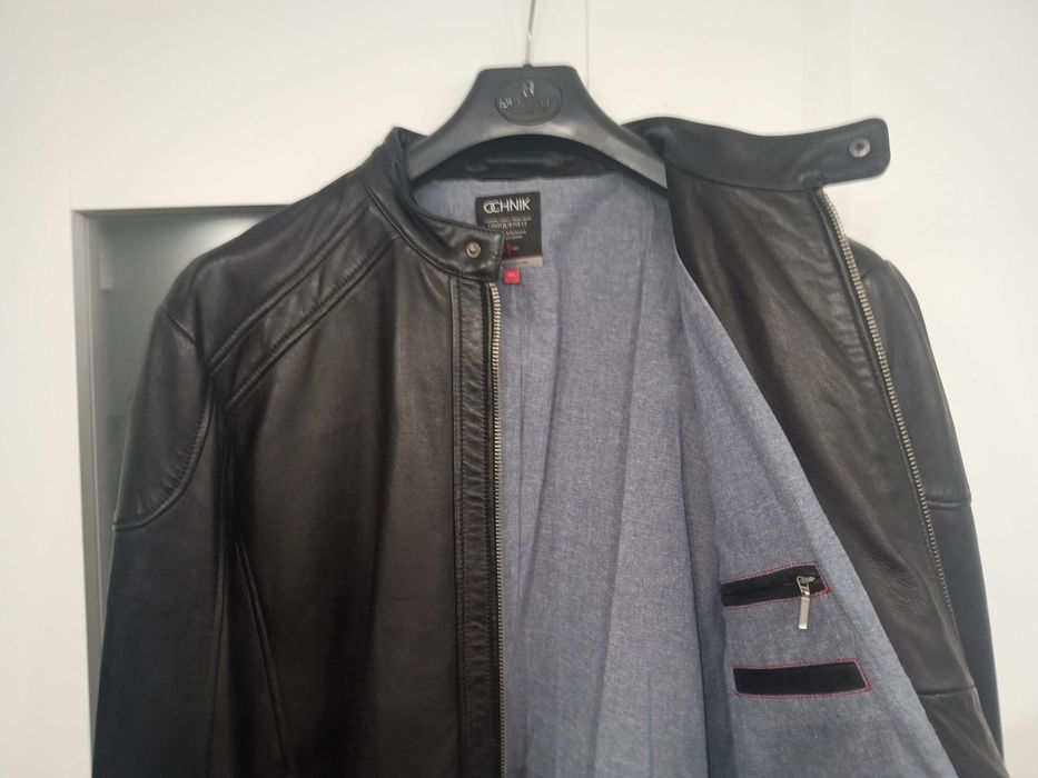 Nowa męska kurtka skórzana Ochnik 4XL