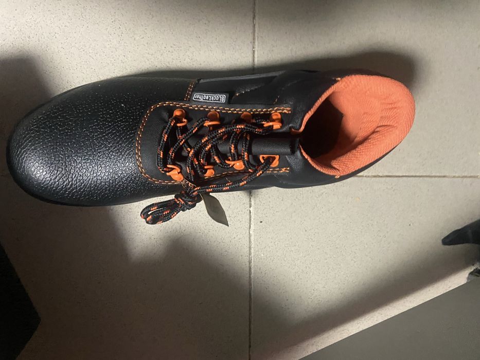 Botas de Segurança BlackLeather BEC01 - Tam. 44 (Novas)