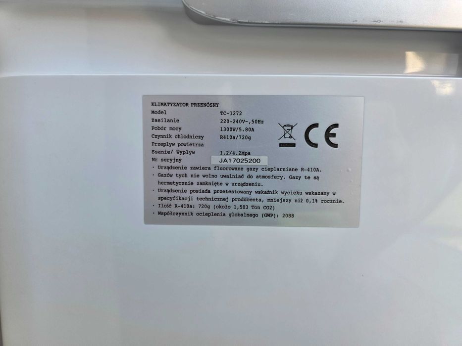 Klimatyzator przenośny Torell TC-1272 - 12 000 BTU