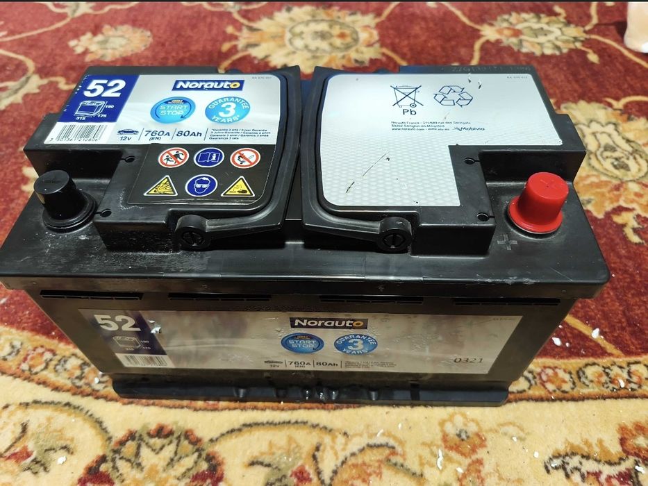 Акумулятор AGM 12V - 92ah 850A / 80ah 760A Mercedes-Benz