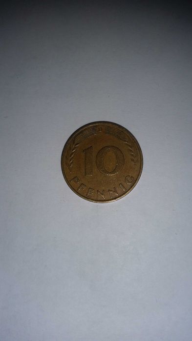 10 Pfennig z niemczech