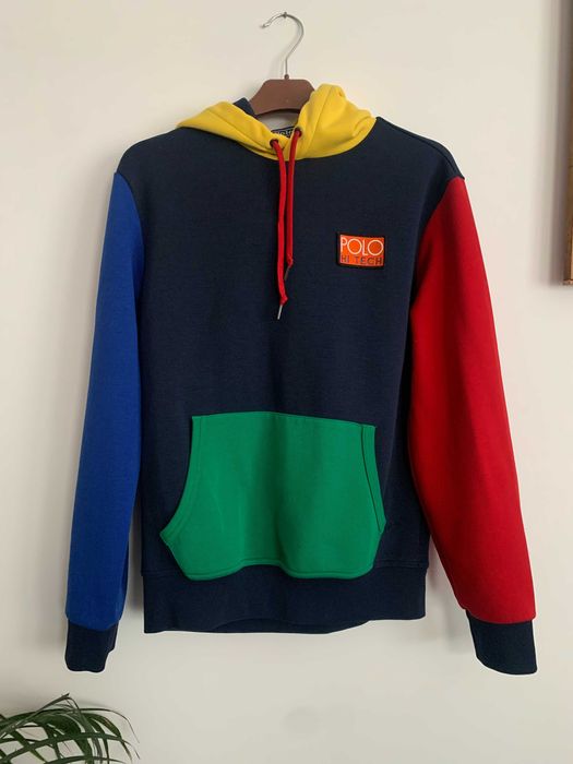 Polo RalphLauren vintage hitech capsule bluza hoodie logo bawełna