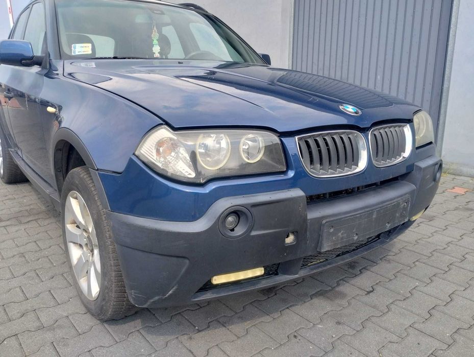 zderzak przód przedni BMW X3 E83 Mysticblau Metallic, części