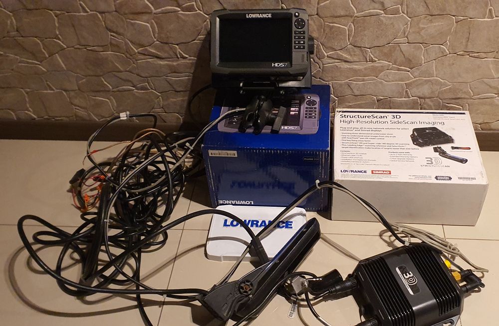 Echosonda lowrance Hds 7 Gen 3 plus StructureScan 3D