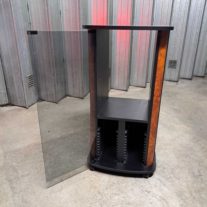 Movel para aparelhagem de som CD's porta em vidro