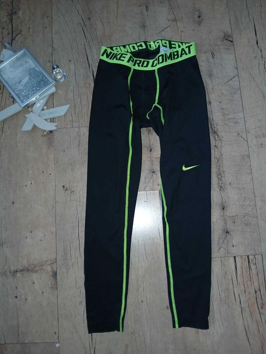 Czarne termo getry kalesony Nike Pro Combat nowe