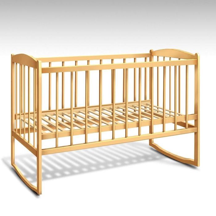 Дитяче деревʼяне ліжечко