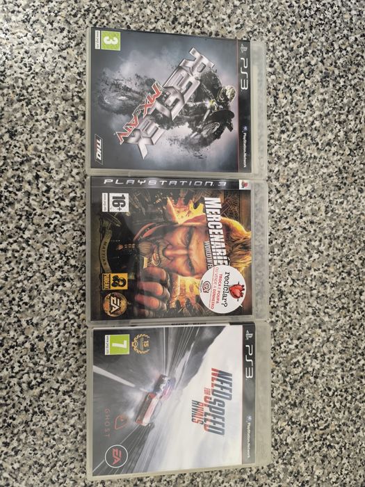 Need for speed rivals/Mercenaries 2/Mx vs Atv reflex PlayStation 3