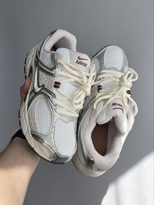 Кросівки Кроссовки Nike V5 RNR White Silver Brown Белый Коричневый Білий Коричневий Кросовки демісезон