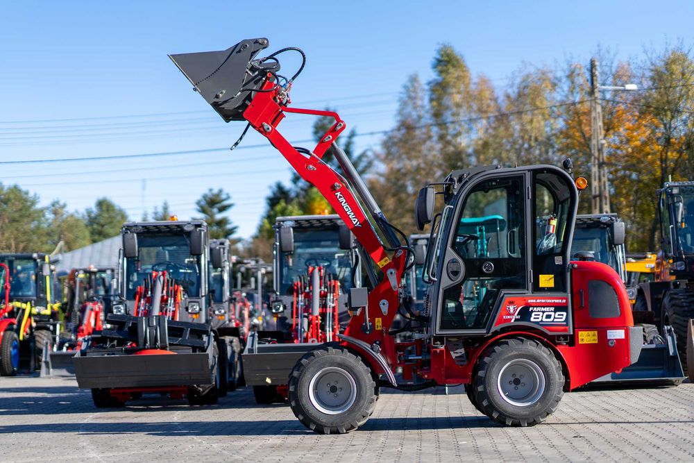 ładowarka kołowa 4x4  szerokie koła