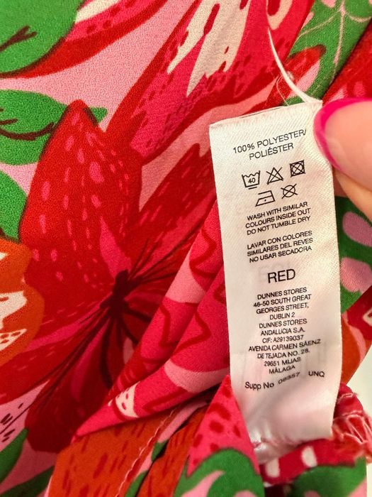Bluzka na ramiączka w kwiaty Savida XL