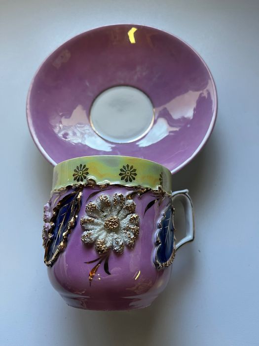 Conjunto 3 chávenas com pires