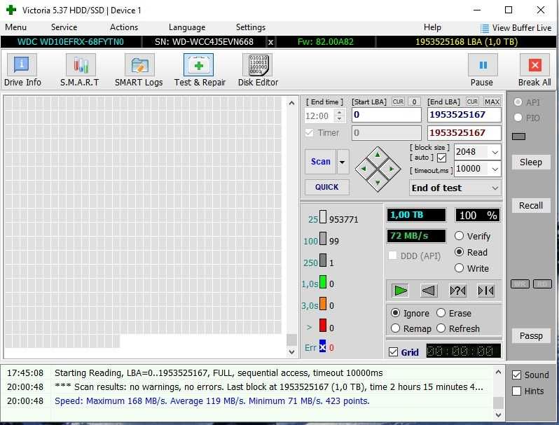 Жорсткий диск Western Digital Red Plus 1TB 5400rp 64MB WD10EFRX 3.5 S3