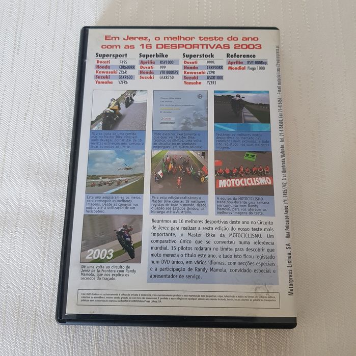 DVD master bike 2003 em Jerez