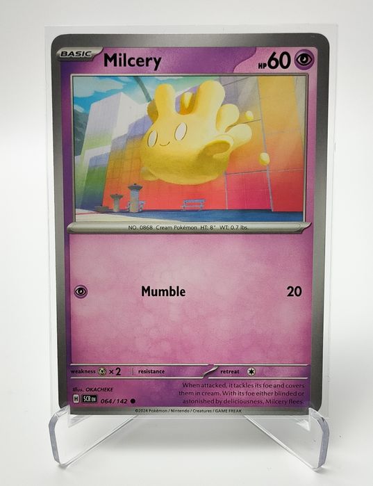 Milcery 064/142 karta pokemon Stellar Crown