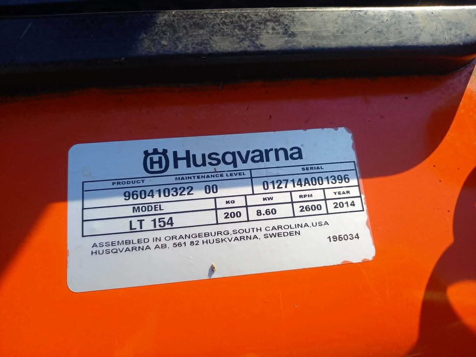 Traktorek do trawy Husqwarna LT154 2014 15.5KM Briggs