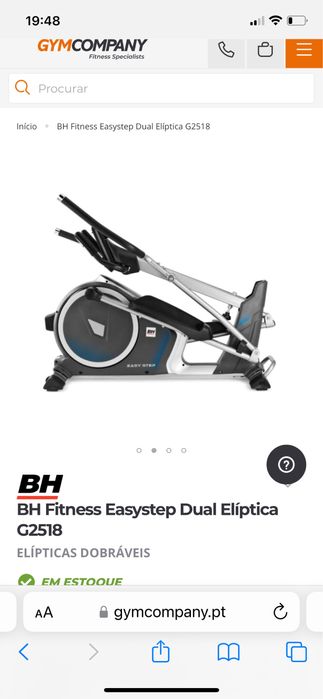 Eliptica BH Fitness Easystep Dual Elíptica G2518