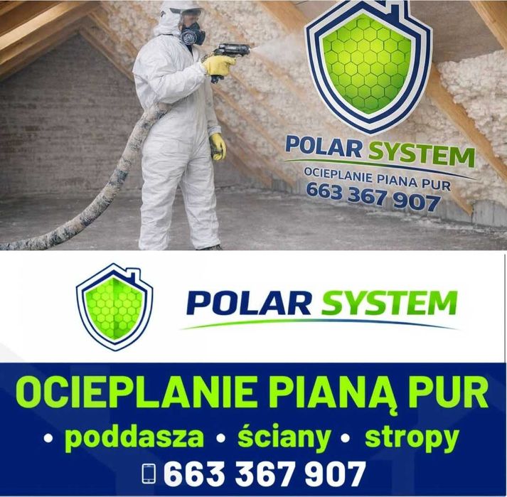 Ocieplenia Pianą PUR  *poddasza*stropy*ściany* Izolacje Natryskowe