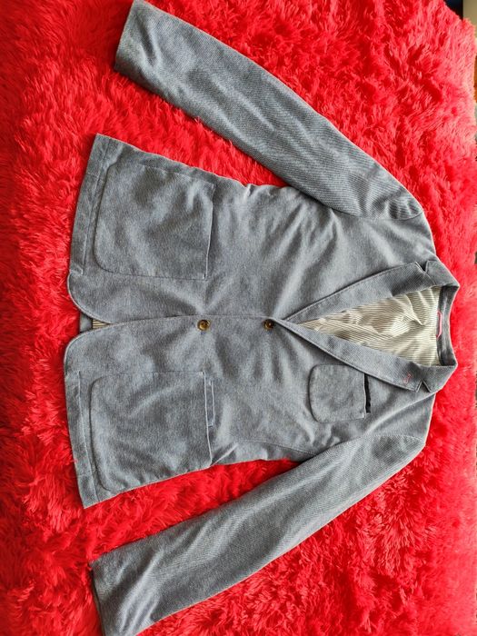 Sportowa niebieska marynarka XL