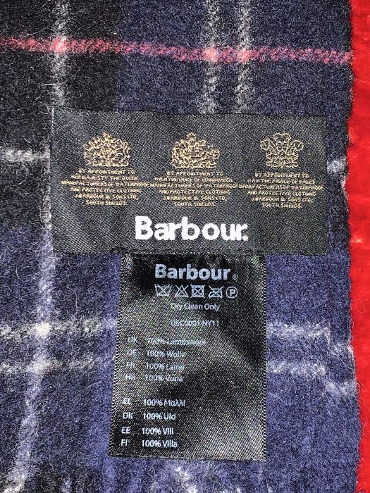Шерстяной шарф Barbour