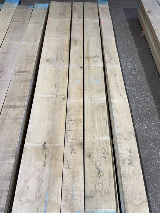 Tarcica dębowa sucha 50mm dąb deski bale