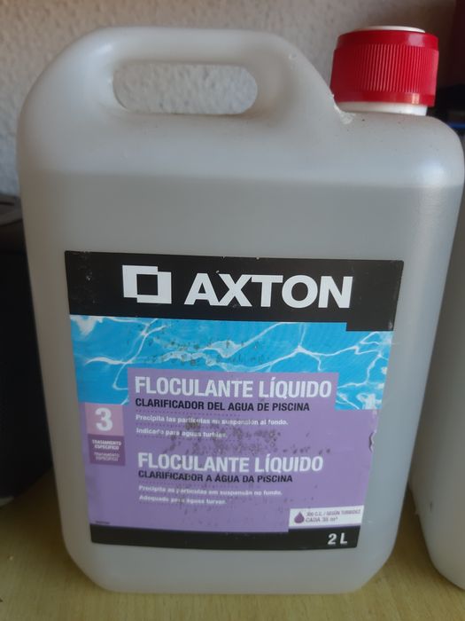 NOVO Filtros intex, Escovas, clarificador e Algicida Axton piscinas