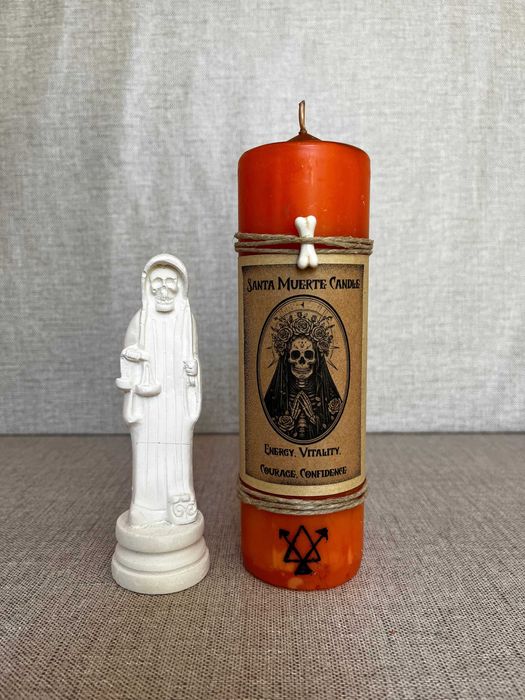Vela Santa Muerte – Energia, Vitalidade, Coragem