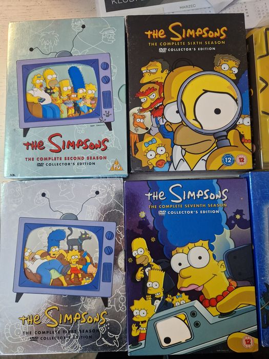 The Simpsons DVD  Sezon 1,2,4,5,6,7,8,9 Edycje kolekcjonerskie