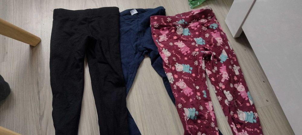 3 pary spodni Peppa h&m 5.10.15  110