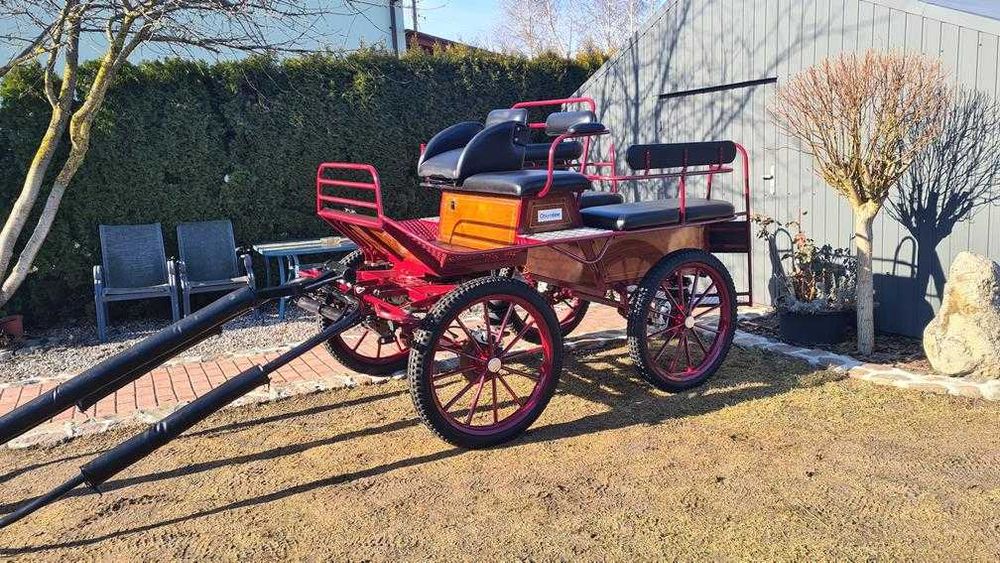 Bryczka konna Wagonetka Powóz Singiel - Para ''Glinkowski''