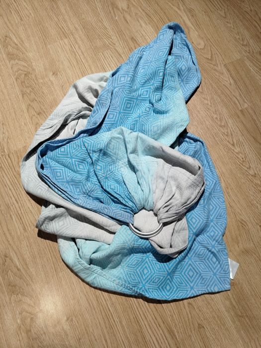 Chusta kółkowa Little Frog Linen Sky Cube