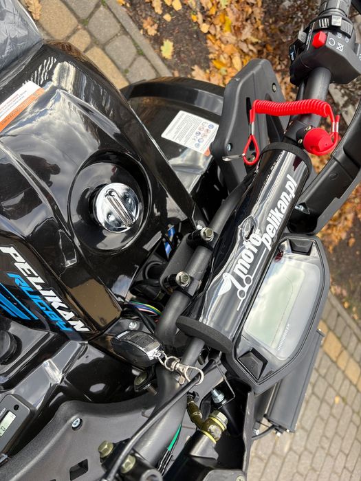 QUAD 150 cc PELIKAN RUGBY oświetlenie led hak Full Opcja raty dostawa