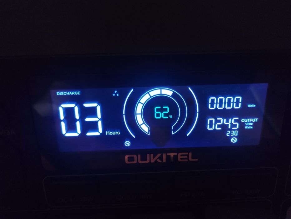 Зарядна станція 1024 Вт*год, потужність 1,8 кВт, OUKITEL  P1000E PLUS