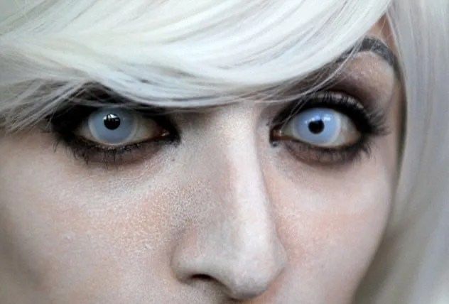 Lentes de contacto Halloween ICE BLUE (Lentes Azul)