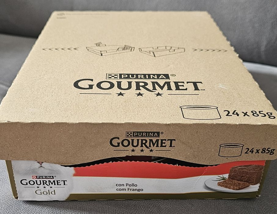 Purina Gourmet dla kota 24x85g wołowina