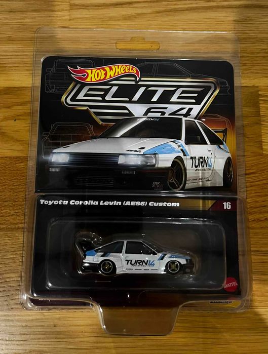 Hot Wheels Collectors Elite 64 Toyota Corolla Levin AE86 HW Rlc Trueno