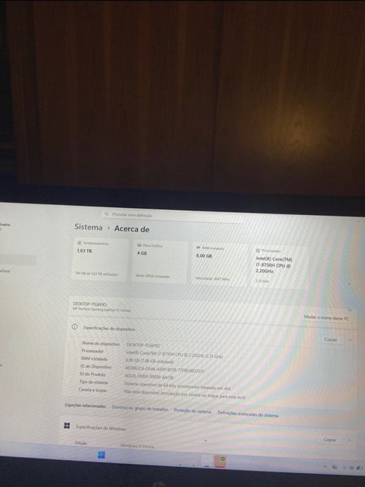 Portatil HP Pavilion Gaming 15