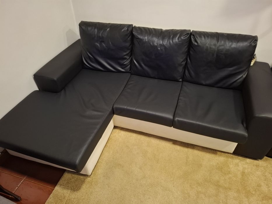 Sofá 3 lugares c/ chaiselongue