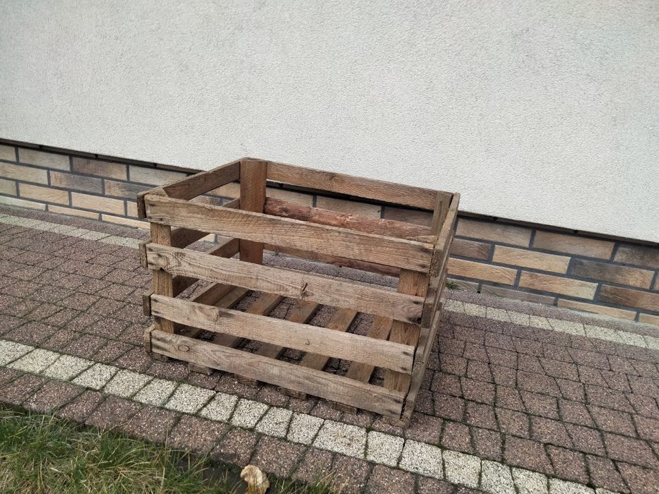 Mocne drewniane skrzynki
